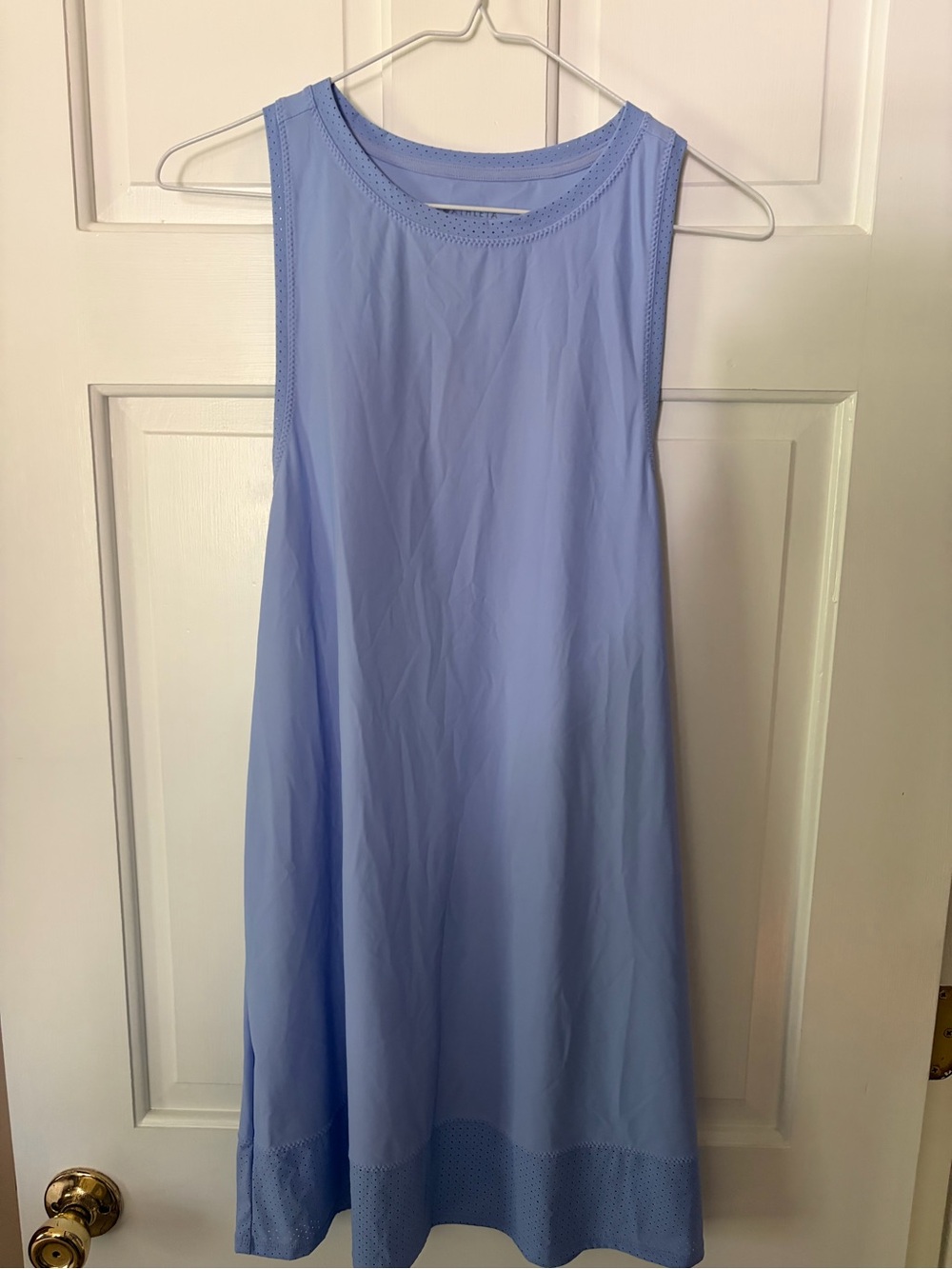 Athleta Light Periwinkle Tank A-Line Dress